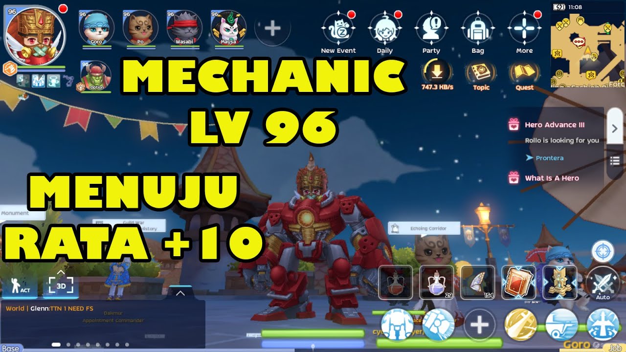 [LIVE] MECHANIC LV 96 MASIH MENCARI BUILD YANG BENERAN JOSS - RAGNAROK ...