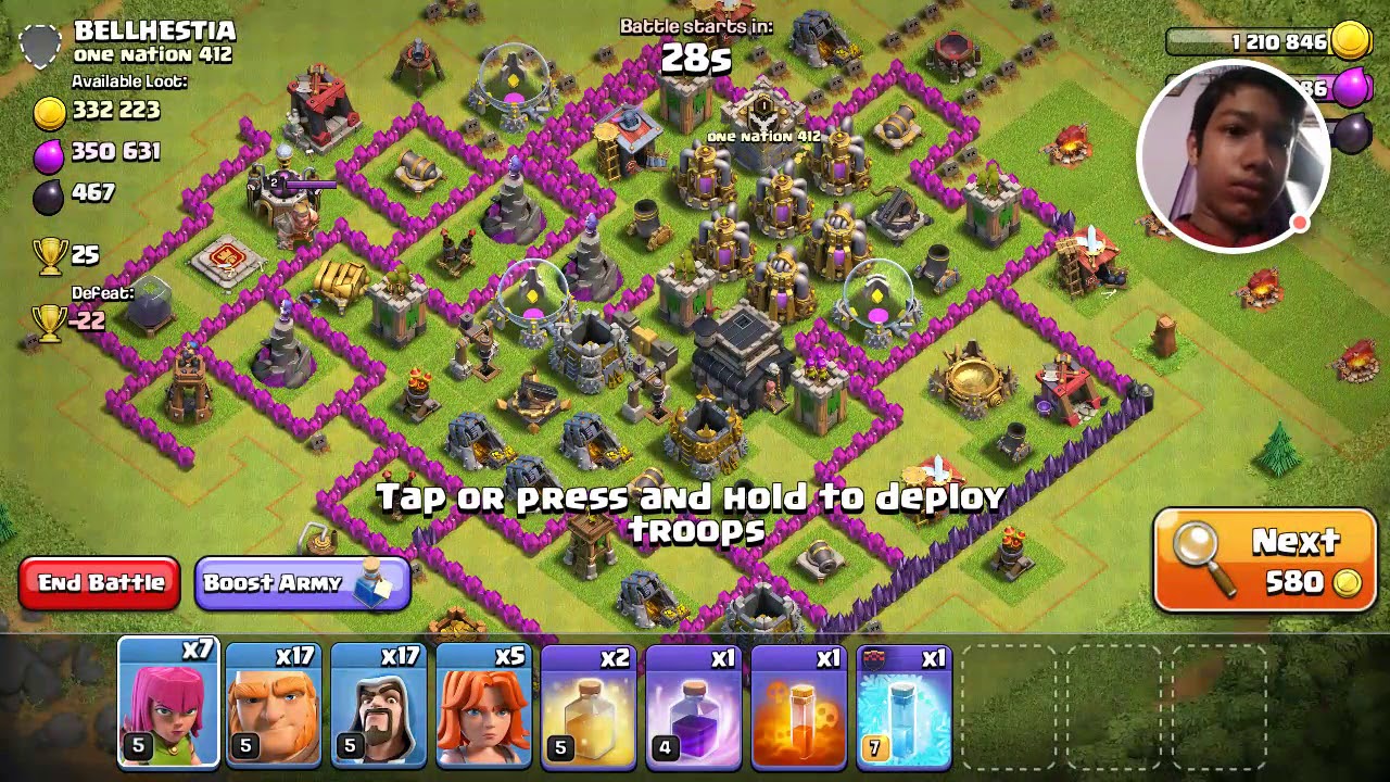 Giant + wiz attack for th8