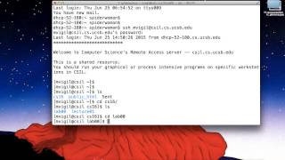 SSH into CSIL