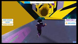 Playing Roblox Gravity Run