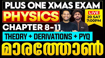 Plus One Physics Marathon Christmas Exam 2025 | Chapter 8-11 | Eduport Plus One
