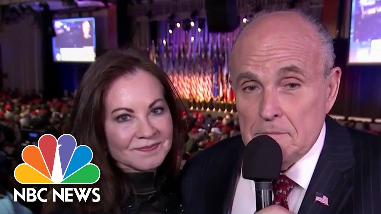Rudy Giuliani Race So Far Sure Shows The Power Of The People Nbc News Youtube