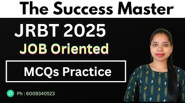 JRBT || Job oriented || Part-1 || By Susmita Ma
