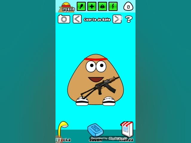 Pou Emo Hola hoy hice este meikup xq en los 3 días que estuve sin internet Pou fue mi única compañía 😘 Ayúdenme guardando y compartiendo …