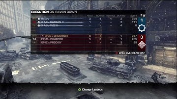Gears Of War 3 Clan Match EPiiC x Vs xABUx 3v3 Execution On Raven Down (Our Host)