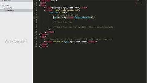 Learn Ajax with PHP : 2 Sending Data with AJAX