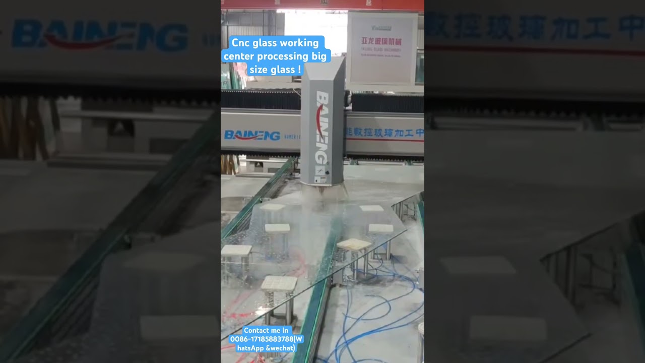 Baineng cnc glass working center machine