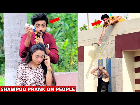 Shampoo Prank on People || BY AJ-AHSAN ||