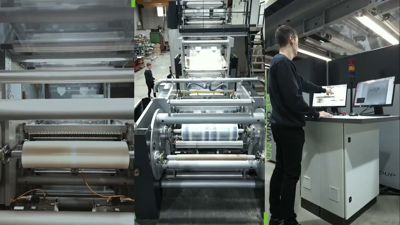 SICOSA FXLI 8 colores - Impresora flexográfica GearLess