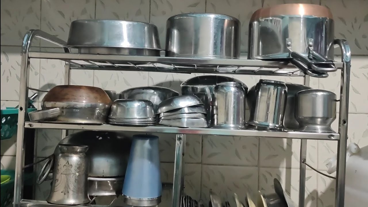 Organising My Kitchen Rack | Kitchen Rack | Kitchen |The Ayesha's Styles