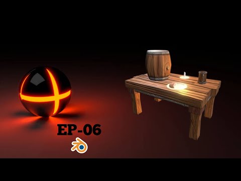 blender tutorial for beginners 06 Simple 3D Animation Modeling - Dining Tables