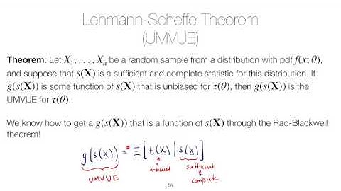 STAT 4520 Unit #5: The UMVUE