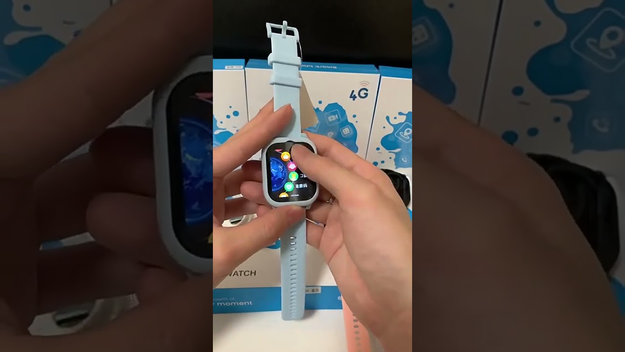 Ceas Smartwatch pentru copii, cu GPS, monitorizare spion, SOS, Camera foto, compatibil Android/iOS