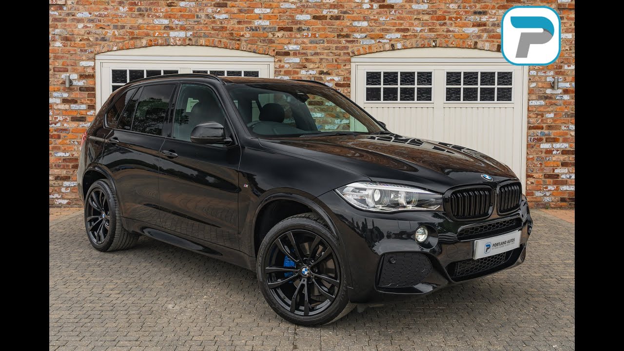 2018/18 BMW X5 XDRIVE 40D M SPORT IN BLACK SAPPHIRE METALLIC WITH BLACK ...