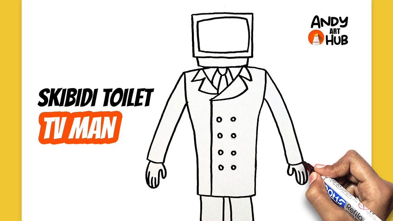 How To Draw G Man Skibidi Toilet 3.0  Easy Step By Step Drawing Tutorial 