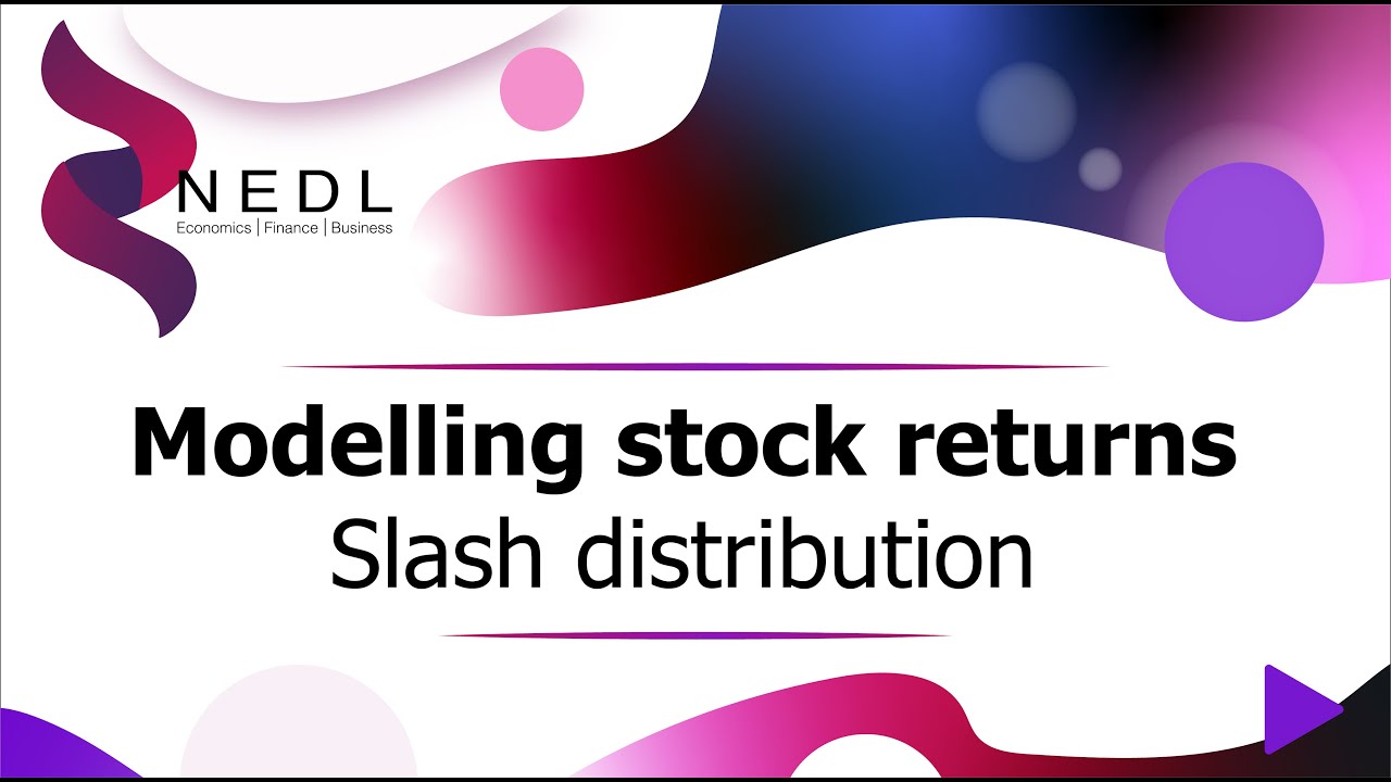 Modelling stock returns - Slash distribution (Excel)
