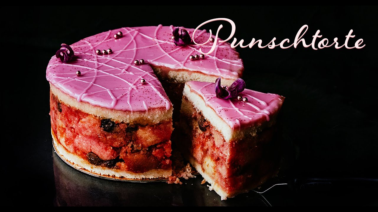 Punschtorte - Pastel de Ponche - Punch Cake