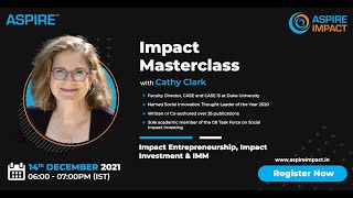 Impact Masterclass with Cathy Clark   I   Aspire Impact