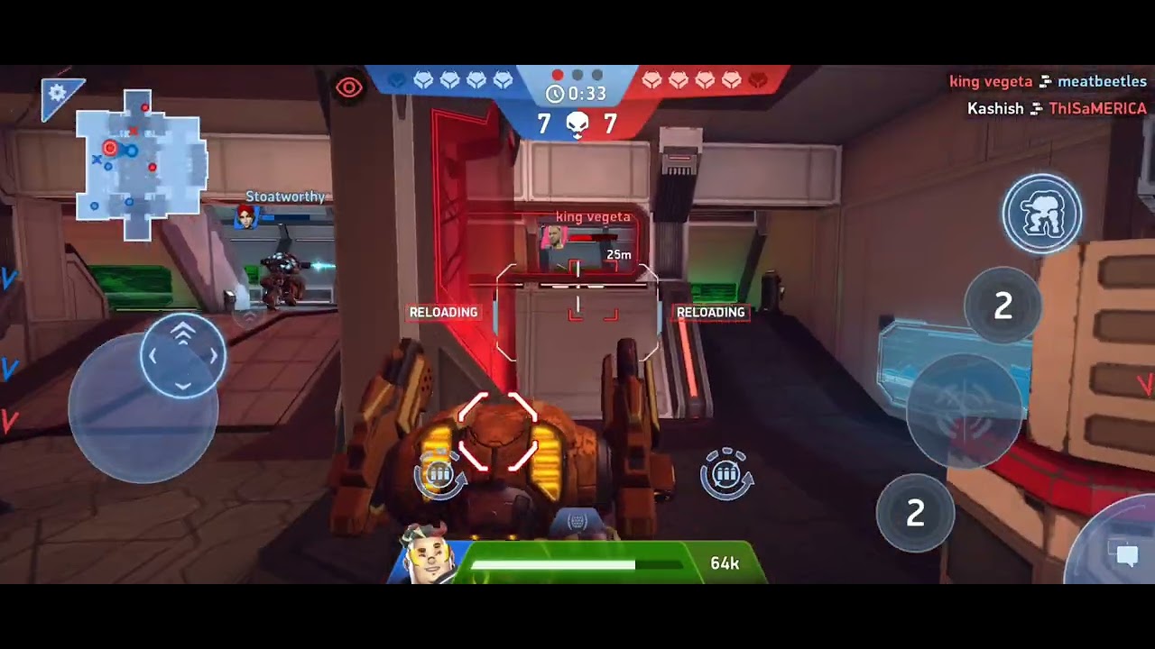 Mech Arena (VMD Lab) A Drawn match after a very long time 😀💪😈 20 Kills with Juggernaut 