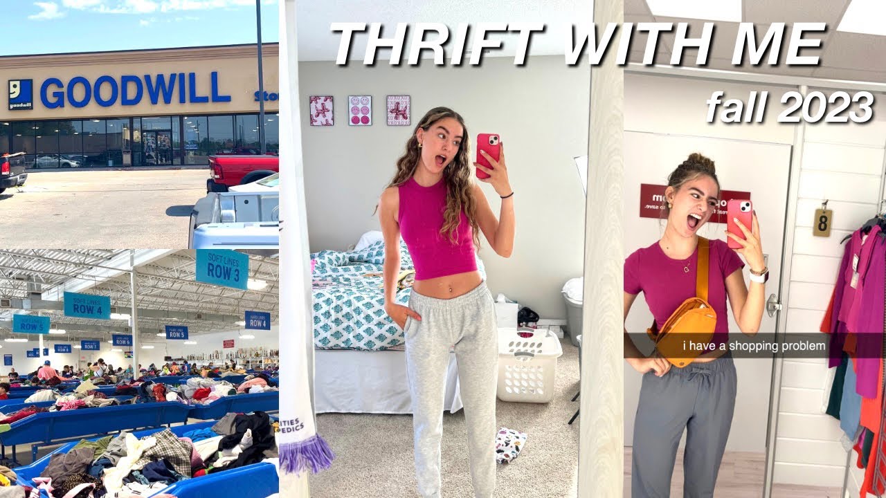 THRIFT WITH ME for fall + try on haul - YouTube