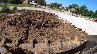 Grading out a yard