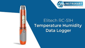 Elitech RC-51H Temperature Humidity Data Logger | Instrukart
