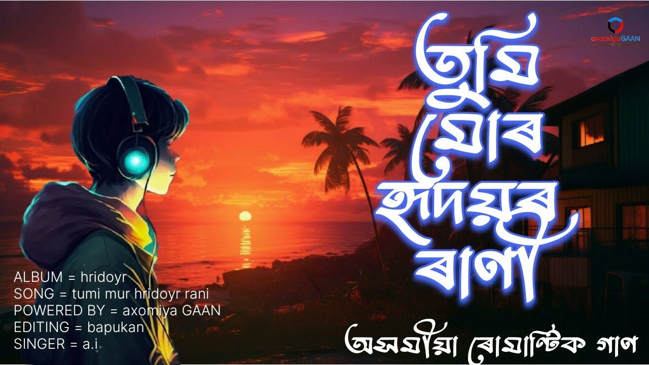 তুমি মোৰ হৃদয়ৰ ৰাণী || TUMI MUR HRIDOYR RANI | axomiya GAAN 🎶 