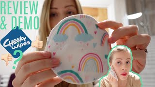 CHEEKY WIPES MAKEUP REMOVAL PADS | First Impressions, Review & Demo | Trying Reusable Makeup Wipes!