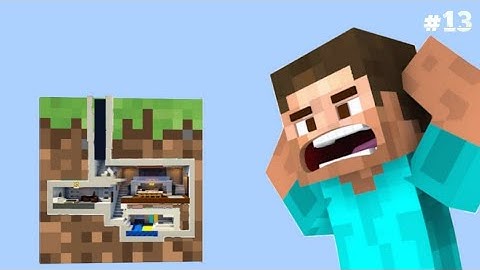 Decorating my Secret Base in Crafting and Building One Block #13 #craftingandbuilding #gaming