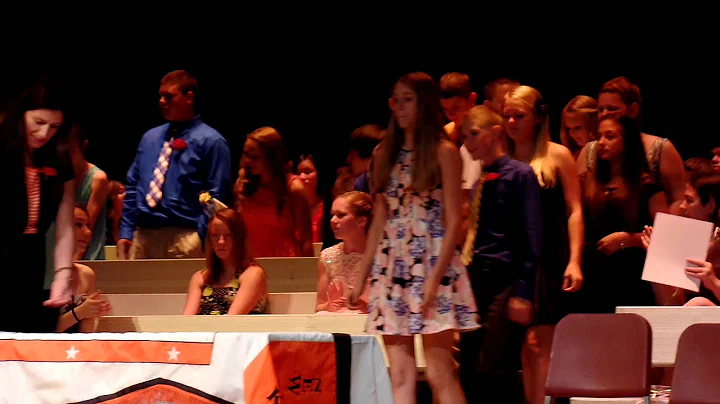 Granddaughter Catie Moving up Ceremony