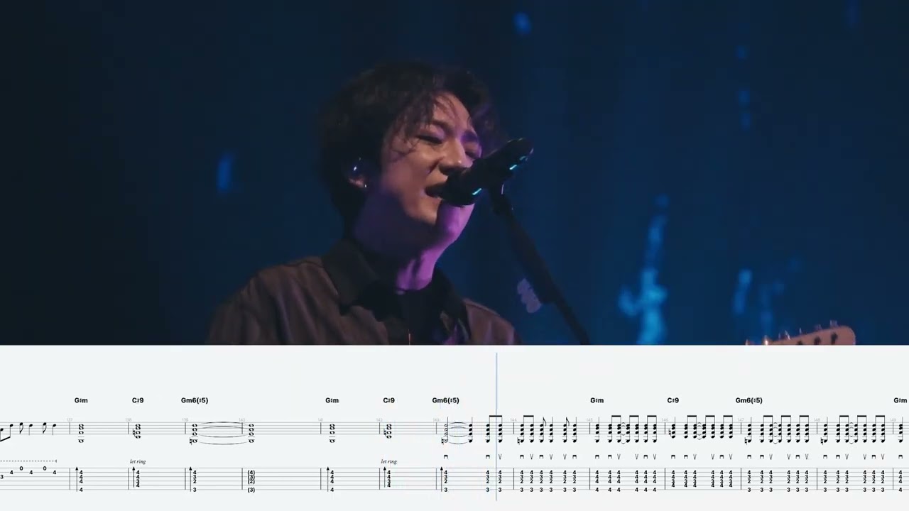 [TABS / 기타 악보] 쏜애플 - 수성의 하루 | 2023 '검은 별' Live ver.