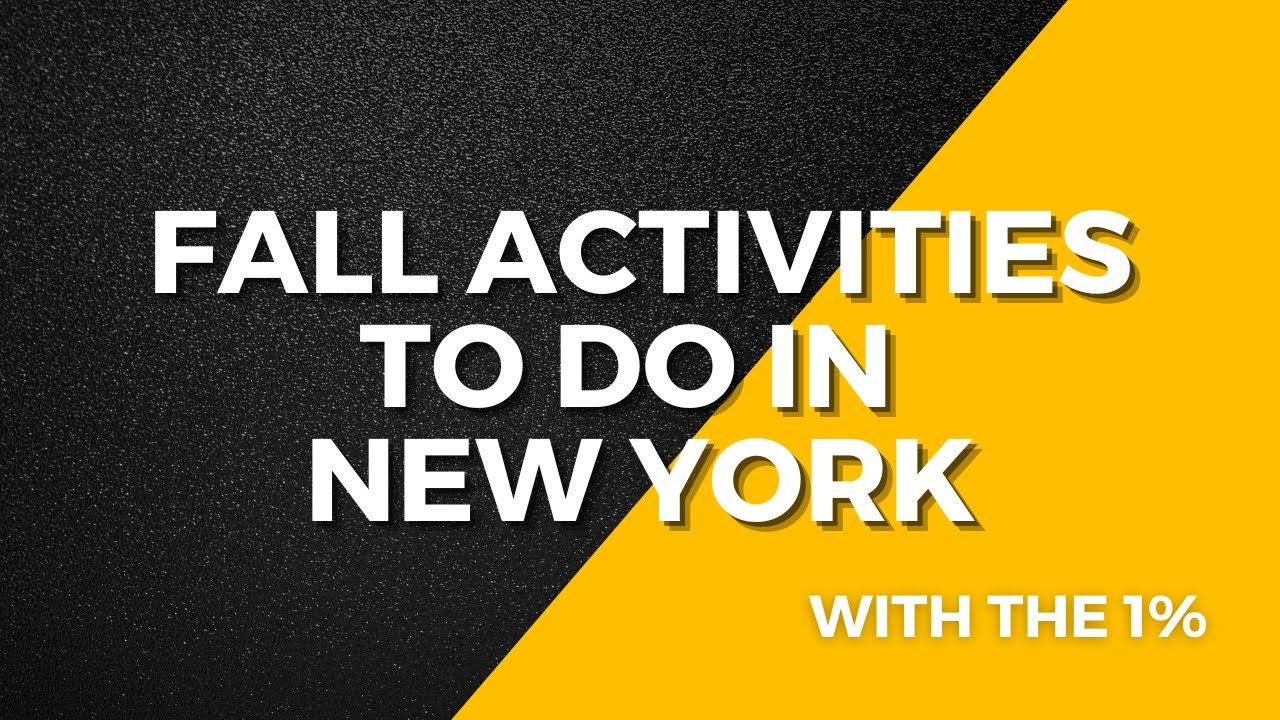Fall Activities To Do In New York: The 1% Garden City's Top Autumn Picks || Fall Fun For The Family