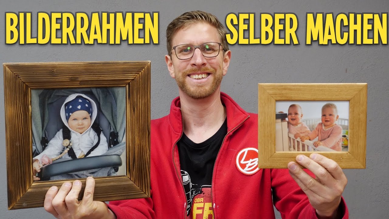 Holz Bilderrahmen selber bauen - So gehts