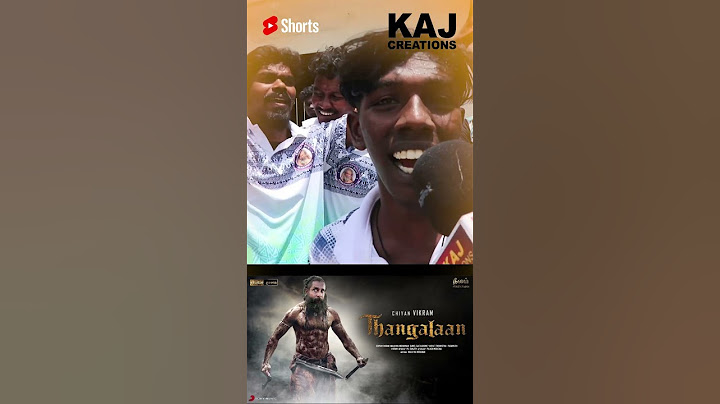 🔥Thangalaan FDFS  Review | Rajapalayam | Chiyaan Vikarm,  | Thangalaan Review | KAJ Creations