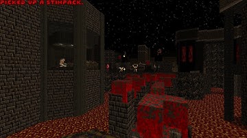Doom II - Flotsam Map01 (Ultraviolence 100%)