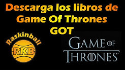 Descarga los libros de Game of Thrones en PDF !!!