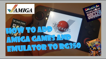 How to add Amiga games and UAE4ALL emulator to the RG350