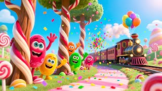 Baby’s Balloon Train Journey 🎈🚂 | Fun Learning Adventure for Kids | Preschool Educational Video