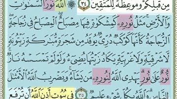 #الله_نور_السماوات_والأرض آية ٣٥ سورة النور للشيخ ياسر الدوسري#