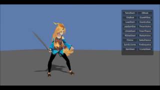 FightingUnityChan Asset13 asset list video screenshot 5