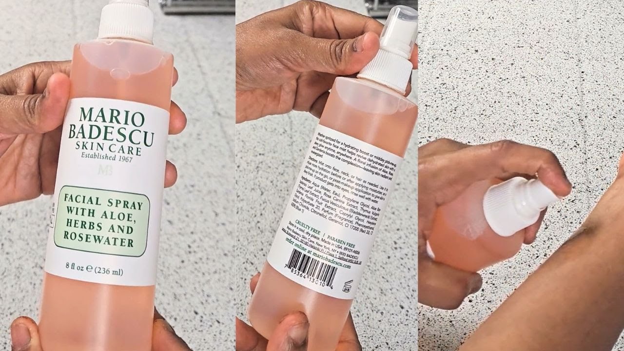 Mario Badescu Facial Spray with Aloe, Herbs and Rose Water |  Hydrates, Rejuvenates & Clarifies
