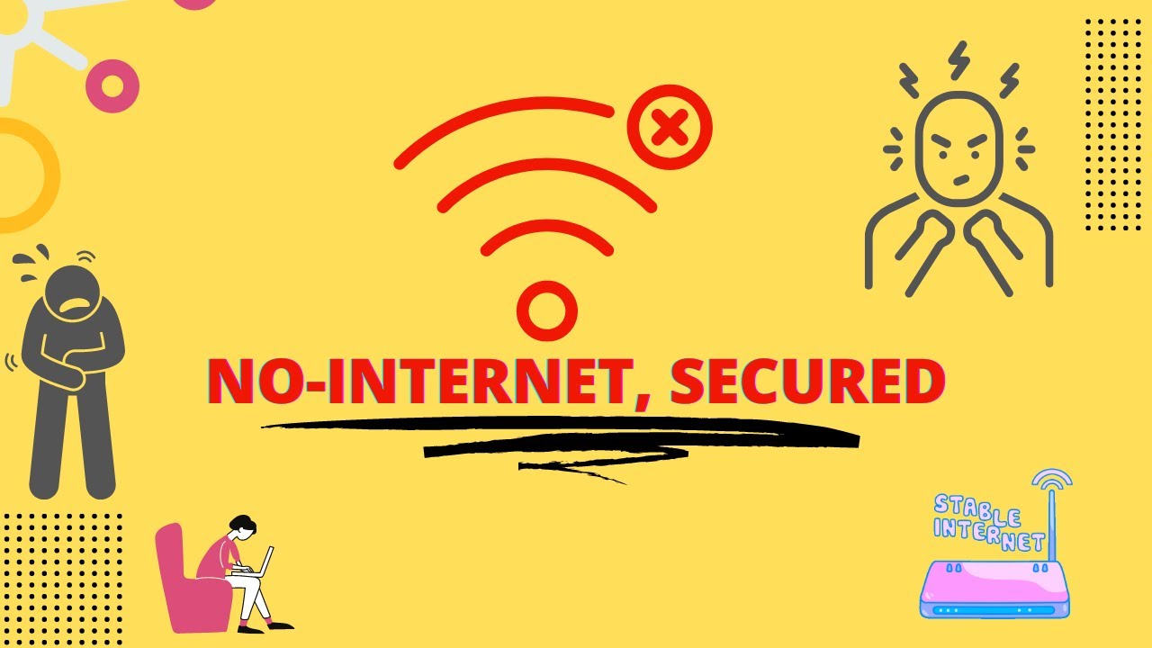 How to solve "NO SECURED"? No wifi connected, no