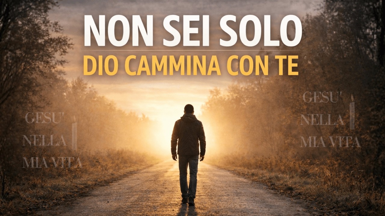 SMETTI DI LOTTARE DA SOLO: DIO È CON TE