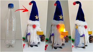 DIY Easy Sock Christmas Gnome | Christmas Decoration | Gnome from Sock And Bottle