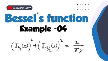 Recurrence relation example-04 ||Bessel