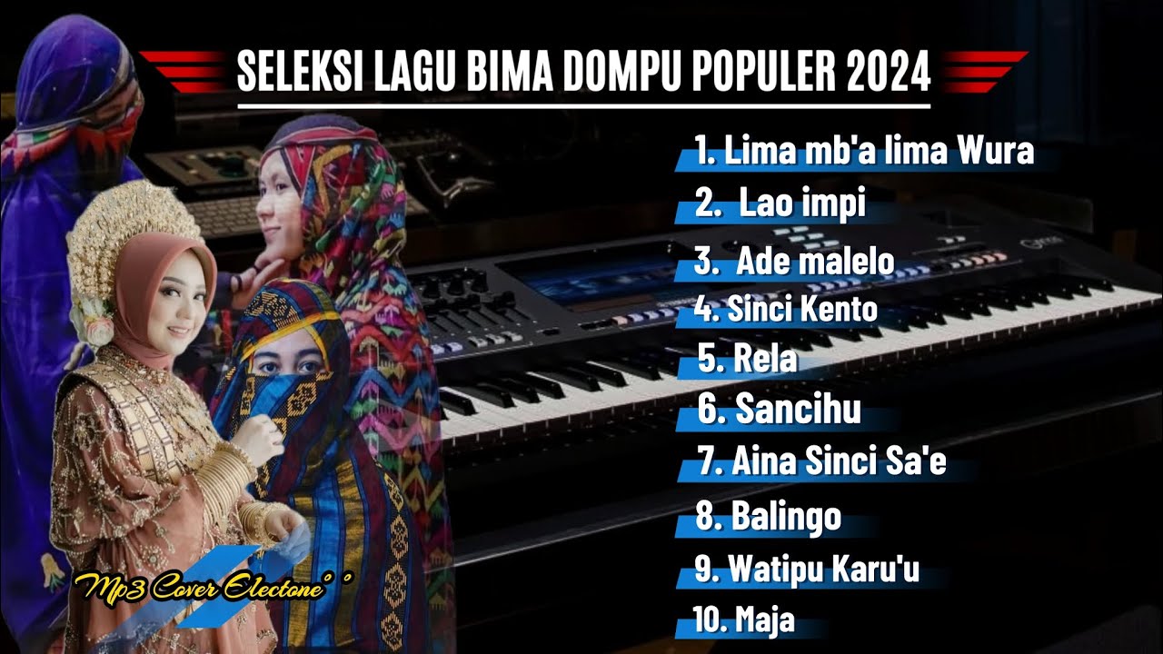 📌 SELEKSI LAGU BIMA DOMPU COVER POPULER 2024 ° ELECTONE VERSION