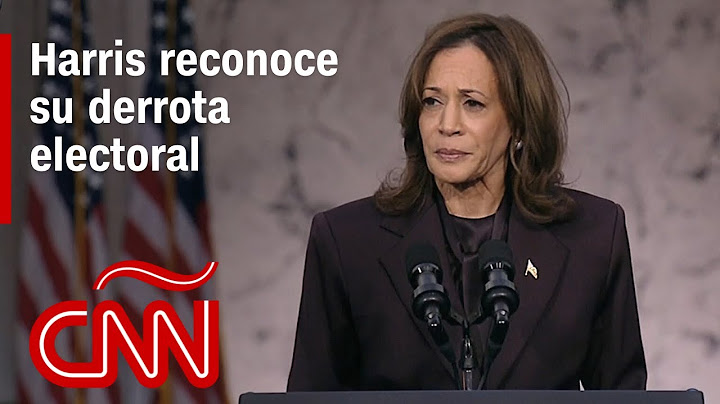 Discurso completo de Kamala Harris tras perder las elecciones de EE.UU. 2024 ante Donald Trump