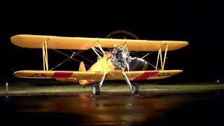 Night Engine Run: Boeing Stearman Trainer by GIJeff1944 240 views 10 months ago 4 minutes, 7 seconds