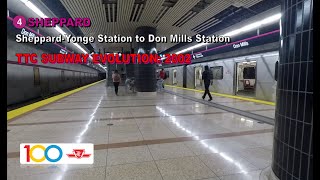 TTC POV Walk: Sheppard-Yonge Station to Don Mills Station (TTC Subway Evolution: 2002)