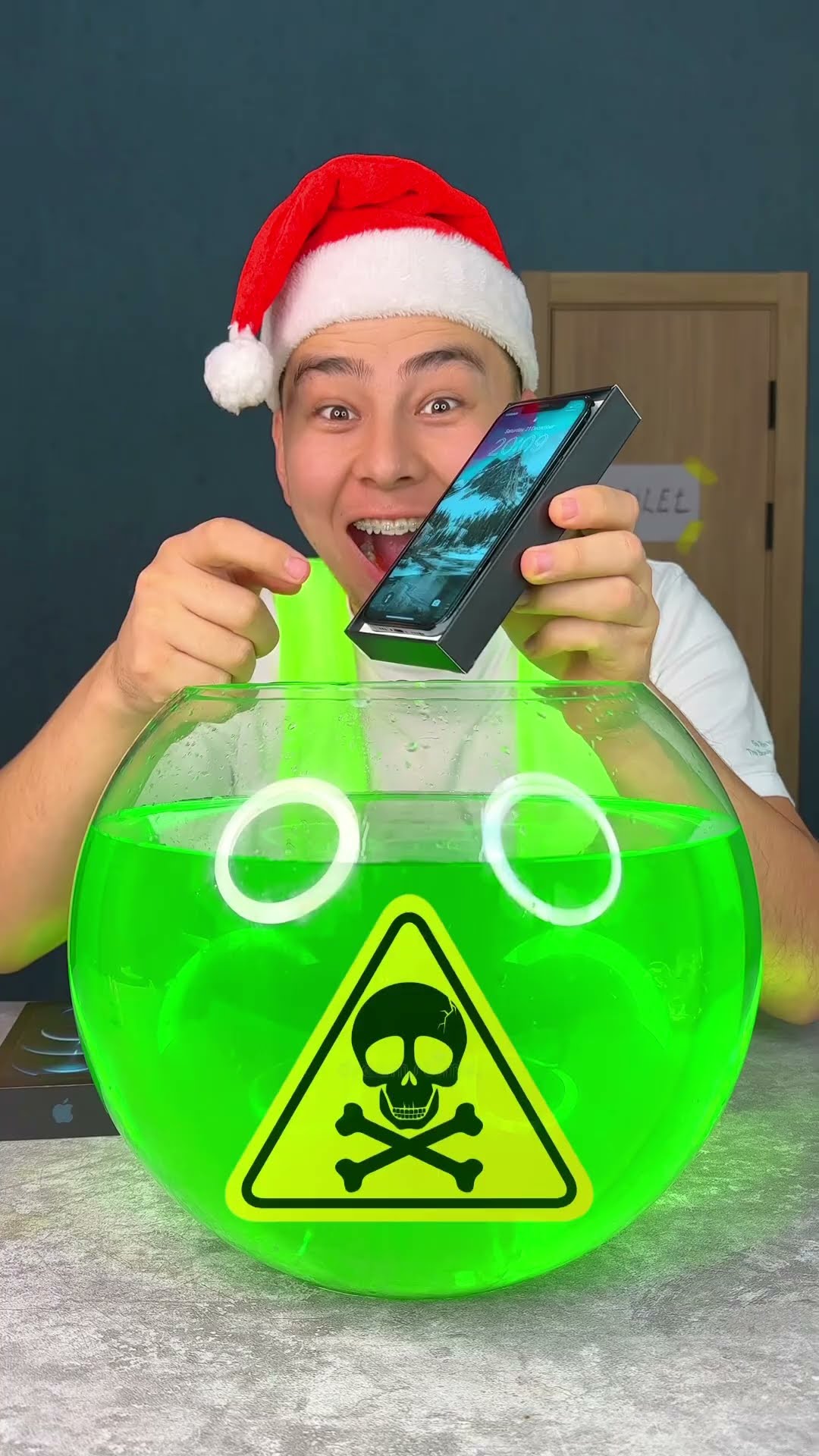 Santa Claus gave me a new iPhone